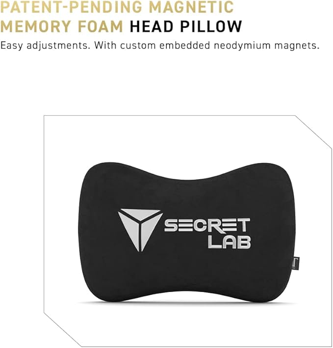 Secretlab Titan Evo Arctic White Gaming Chair - Reclining - Ergonomic &amp Comfortable Computer Chair with 4D Armrests - Magnetic Head Pillow &amp 4-Way Lumbar Support - Small - White - Fabric