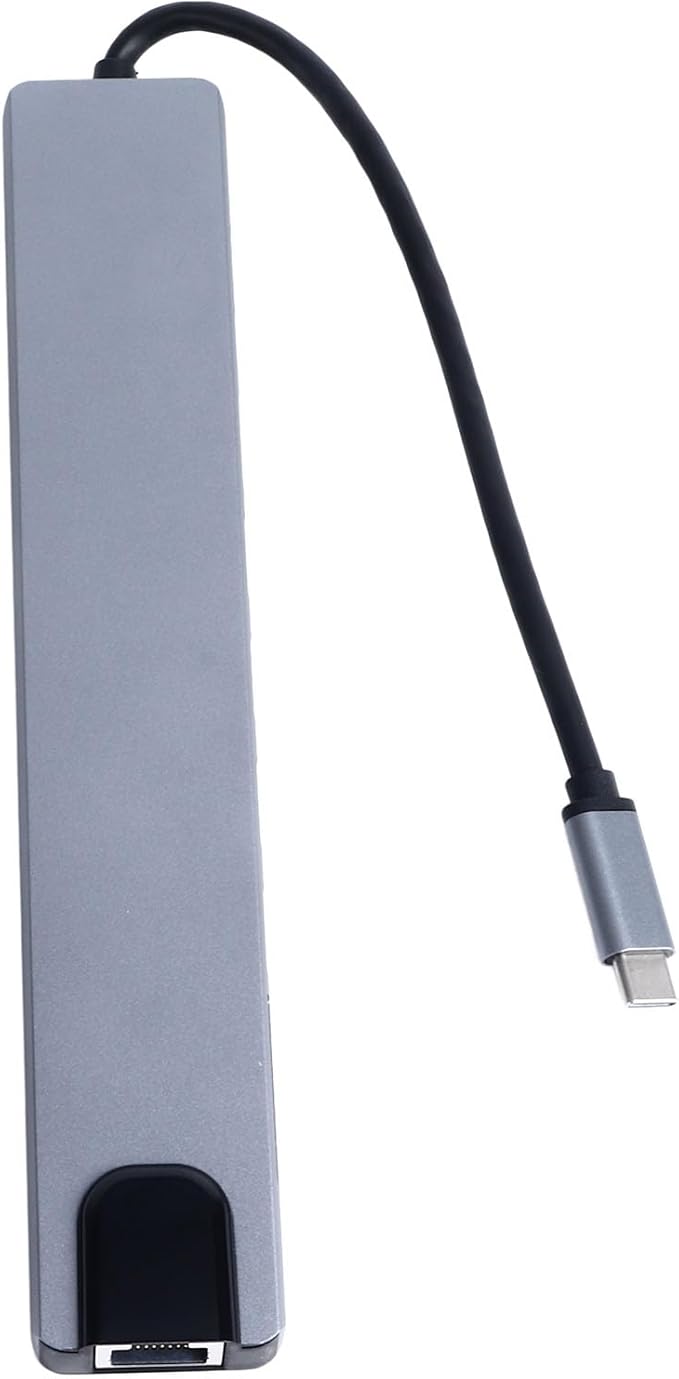 USB C Docking Station Multiport Aluminum Alloy Hub 100W Fast Charging PD 3.0 4K HDMI USB C Dock with Ethernet Port High Speed Data Transfer for Laptop Pro Air