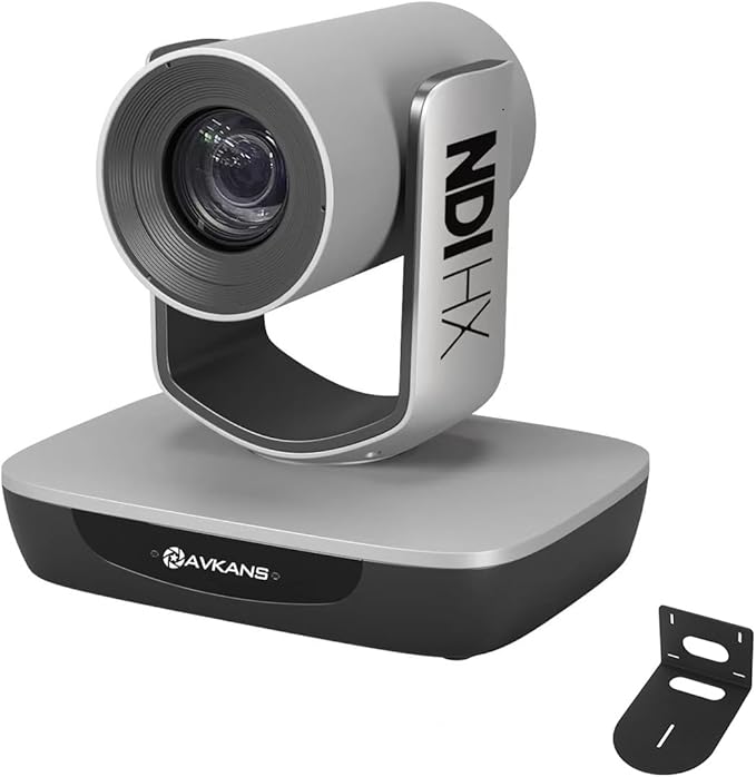 AVKANS NDI Camera 20X Zoom 3G-SDI HDMI PTZ USB Web Camera with USB Video Output for Church Worship Live Events PoE IP Livestream Video Camcorder for Video Production