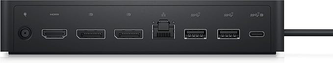 Dell Universal Dock (UD22): USB-C Docking Station with Future-Ready Design + HDMI &amp DisplayPort Cables + Ethernet - Dock Hub Bundle
