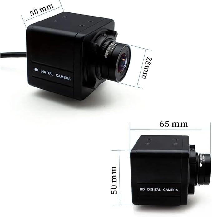 Mini Camera 3 4 5 8MP CMOS Security POE H265 with 2mm Fixed CS Lens P2P IP POE48V Industrial Camera