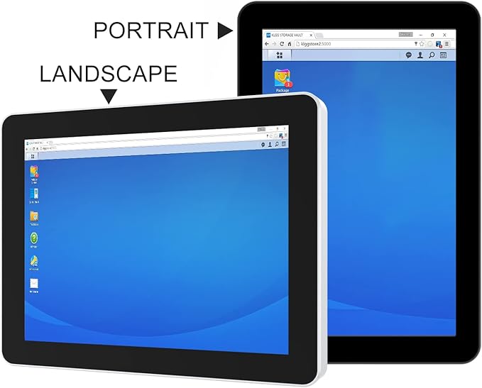 GreenTouch 13.3 Inch PCAP Touch Screen LCD Display- Open Frame TFT LCD Monitor with 12V 4A Powered - 1920 * 1080 HD