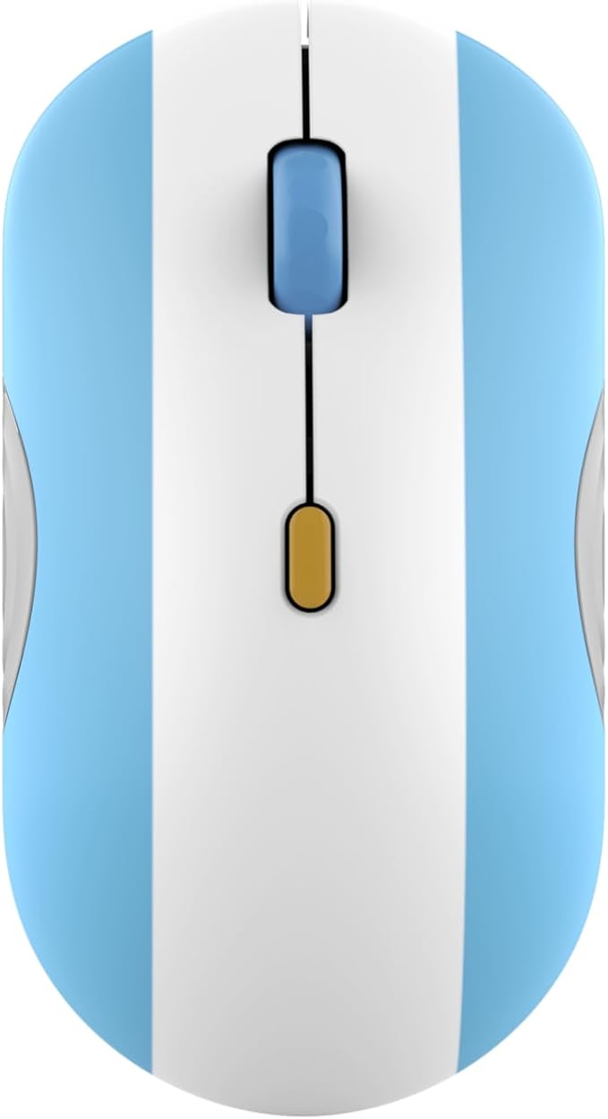 Lenovo 350 Bluetooth Silent Mouse (Fan Edition) Wireless Ergonomic Ambidextrous Design Bluetooth 5.3 Adjustable DPI up to 2400 36 Month Battery Life Recycled Materials Argentina Flag