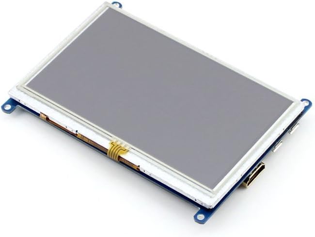 5inch HDMI LCD Monitor for Raspberry pi Resistive Touch Screen Display HDMI Interface with Bi-color Case for Rapsberry pi &amp Banana pi &amp Beaglebone Black supports Windows 10/8.1/8/7 Various Sys