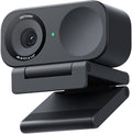 Insta360 Link 2C - 4K Webcam for PC/Mac 1/2 Sensor Auto Framing HDR AI Noise-Canceling Mic Gesture Control for Streaming Video Calls Gaming Works with Zoom Teams Black