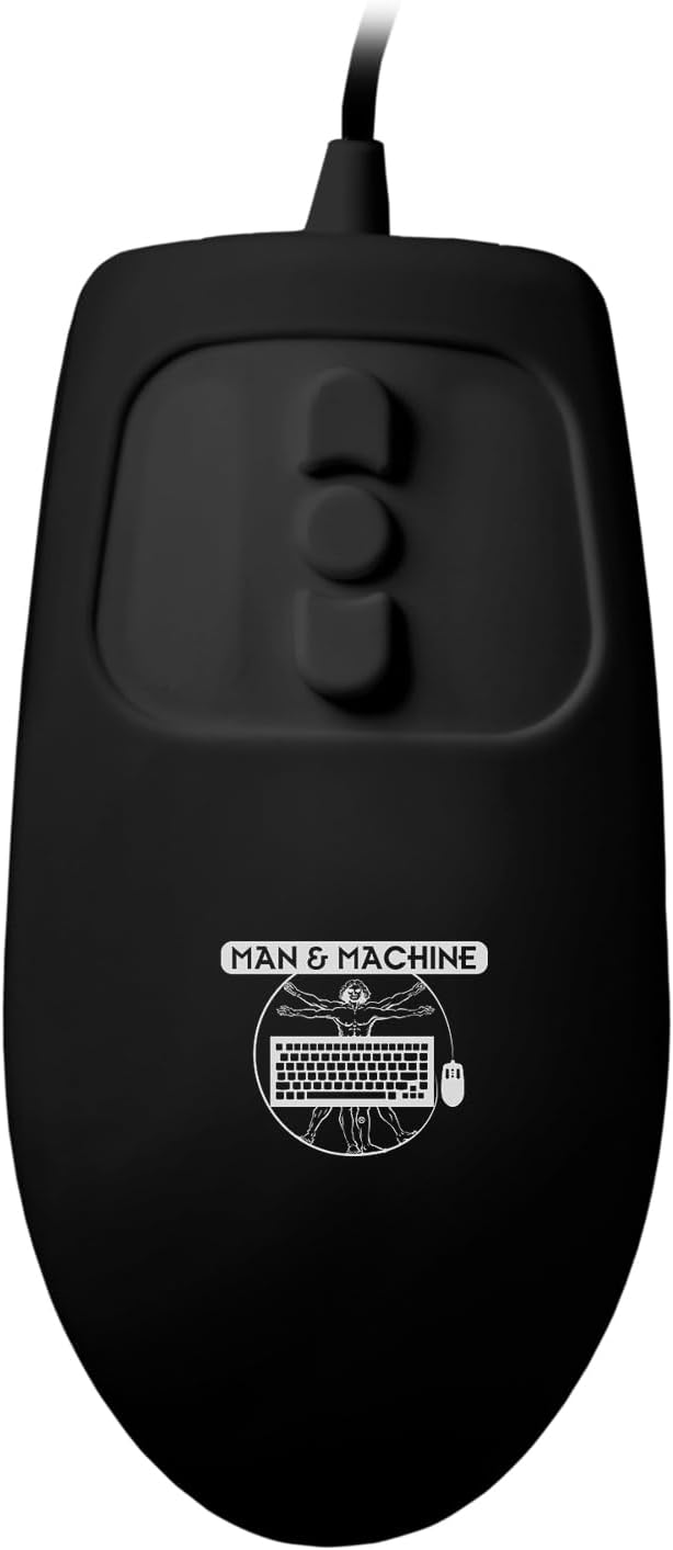 Man &amp Machine Mighty Mouse Sealed Waterproof - Black