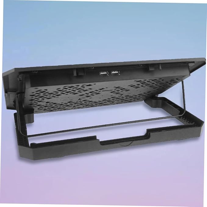Laptop Cooling Pad 15.6-inch Quiet Fan Cooler Stand with Adjustable Speed and Blue Light Portable Laptop Cooler Stand for Gaming and Office Use