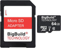 64GB Ultra Fast 80MB/s microSDXC Memory Card for Blackview A50/A55/A55 Pro A70/A70 Pro A80s/A80 Plus A90/A95 A100 Mobile