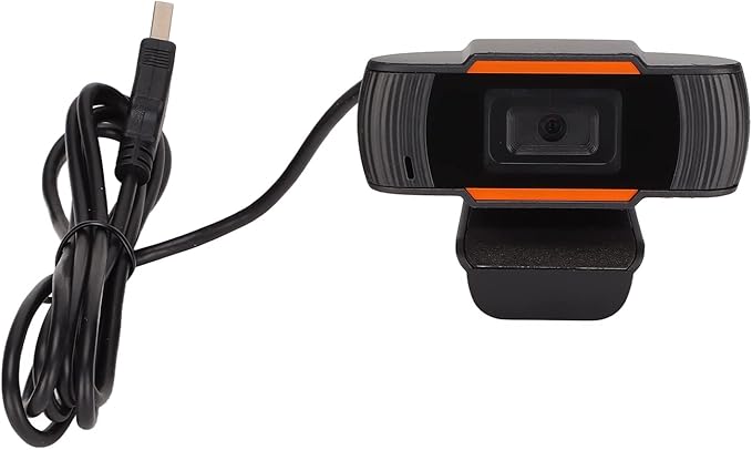 1080P High Resolution Rotatable Webcam with Microphone USB Computer Camera for Live Broadcast Online Class Meeting Compatible with Win10 Win7 Vista OS X
