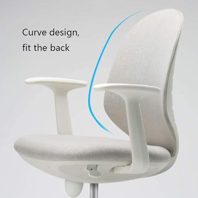 Office Chair Gaming Chair Computer Chair ChairsOffice-Chair Home Leisure Adjustable Swivel Gaming Desk-Chair Ergonomic Task Computer-Chair with Armrests(Color : Gray Size : 85 * 49 * 48cm)