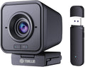 TOALLIN 1080P HD Wireless Webcam for PC Built-in Noise-Canceling Microphone Wireless Computer Camera for Video Conferencing Live Streaming and Online Video Calls