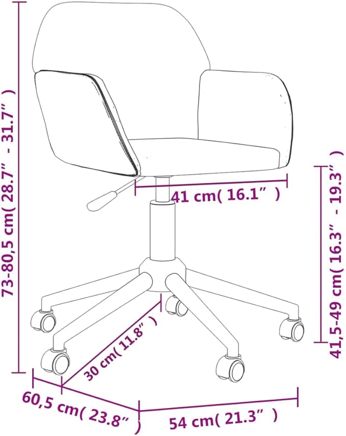 Silla de escritoriocomfortable chairdesk Chair no wheelsSwivel Office Chair Black FabricSuitable for Offices