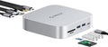 ORICO MiniLink Mac mini M4 Dock &amp Stand 2 × 10Gbps USB 3.2 Ports 10Gbps USB C USB A 3.0 2.5G Ethernet Port SD/TF 3.5mm Headphone &amp Microphone Jacks Compatible with Mac mini M4/M4 Pro (M