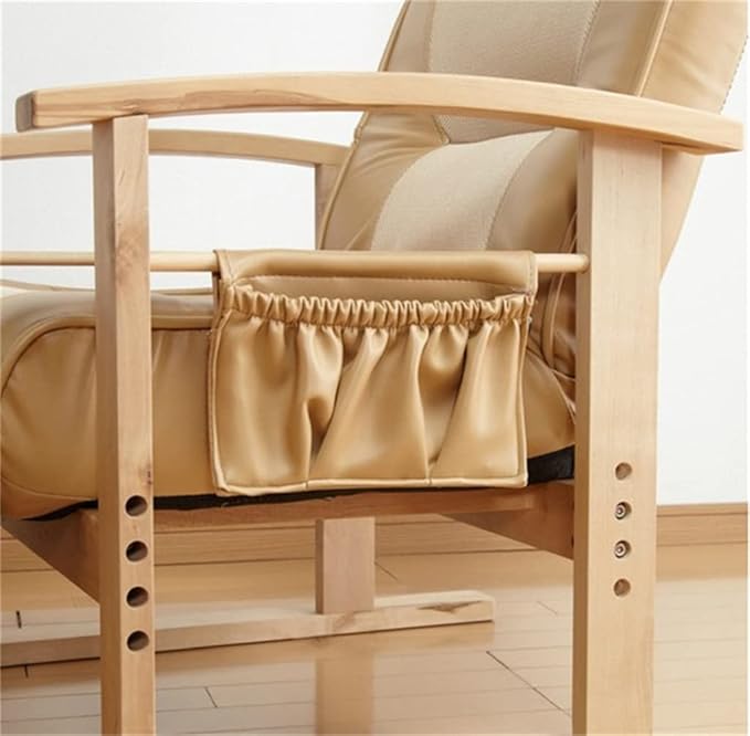 Office Chair Gaming Chair Computer Chair Height Adjustable Leather Recliner with Pull Out Stool Living Room Reclining Sofa Chair Armchair Furniture (Color : Beige Size : M)