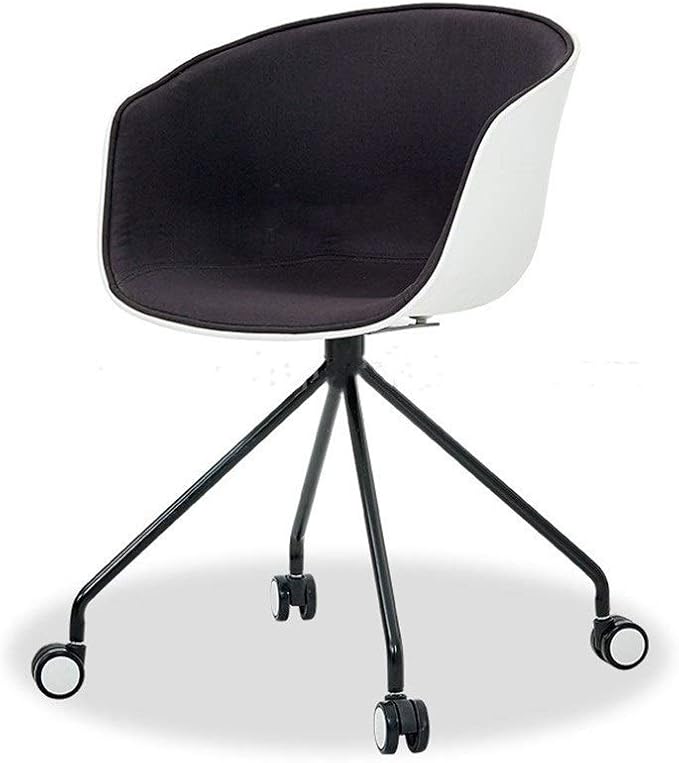 Gaming Chair Case for Dining Chair Study Chair Fabric Balcony Leisure Backrest Handrail Metal for Negotiations (Color : C)
