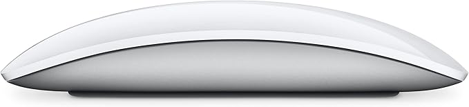 Apple Magic Mouse: Wireless Bluetooth Rechargeable. Works with Mac or iPad Multi-Touch Surface - White
