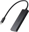 Elecom U3HC-H042PBK USB Hub USB-C 10Gpbs USB A x 2 Type-C x 2 USB PD 100W Compatible Bus Power 4 Port Black