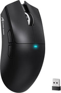 MAMBASNAKE Attack Shark X11SE Lightweight Wireless Gaming Mouse Tri-Mode 2.4G/USB-C Wired/BT 22K DPI PAW3311 Optical Sensor 59g 5 Programmable Buttons 300mAh Battery for PC/Mac(Black)