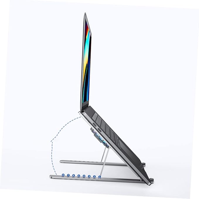 NUOBESTY Laptop Cooler Cooling Pad Led Fan Quiet Design Laptop Stand Gaming Aluminum Cooler