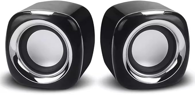 Computer Audio Desktop Wired Small Speaker Subwoofer Surround Built-in