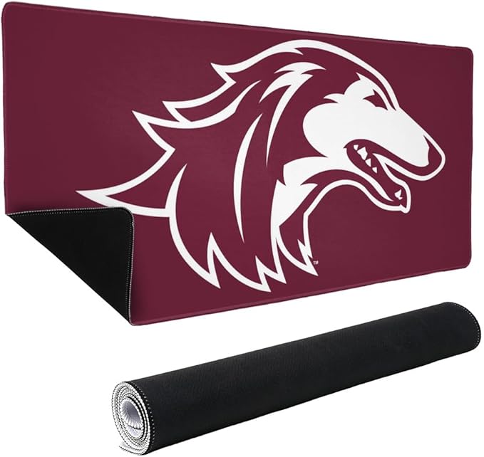 SIU Primary Logo Large Gaming Mouse Pad Desk Mat with Stitched Edges Non-Slip Base for Gamer Home and Office 31.5 x 15.7