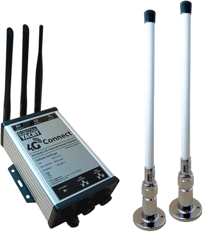 DIGITAL YACHT ZDIG4GCPRO 4G Connect 2G/3G/4G Internet Access Gateway With Dual Antennas