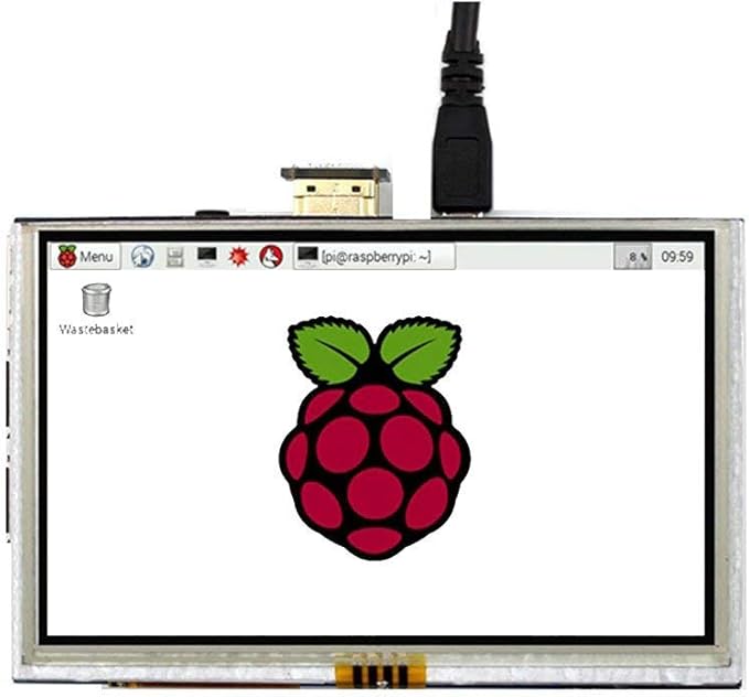 Padarsey 5 inch Touch Screen 800x480 TFT LCD Display HDMI Interface Supports Raspberry Pi 4 Black Banana Pi Windows 10 8 7