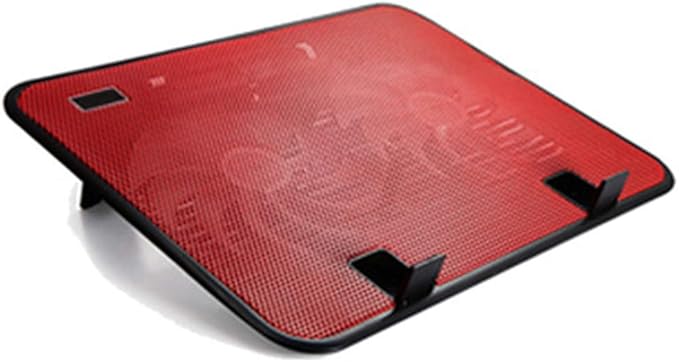 14 Inch Notebook Fan USB External Laptop Cooling Pad Stand Speed Silent Metal Panel Fan External Fan for Laptop Black