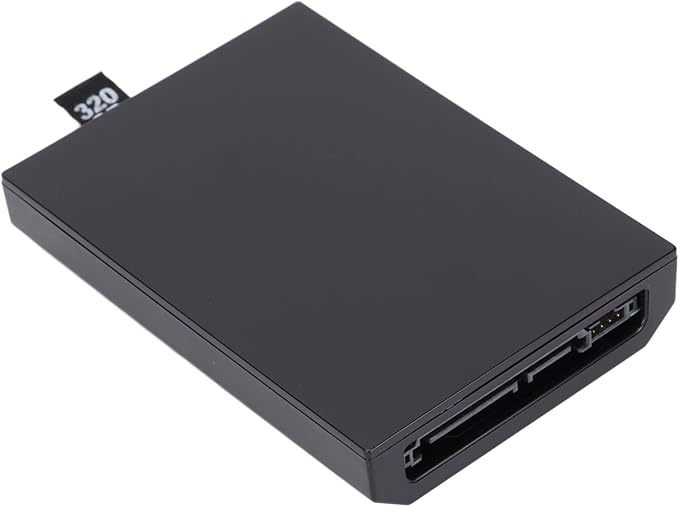 POCREATION Hard Drive 320Gb Portable for 360 Console B3Qpuhto More Space Portable Hårddisk for 360 Console More Space for Entertainment Made of Abs Material Black Downloadable Games and Demos