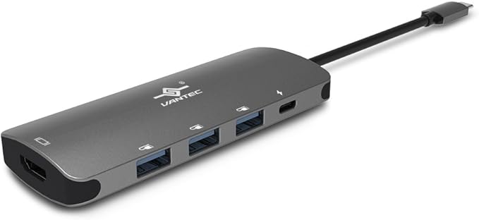 Vantec Link USB-C 3-Port Hub with Power Delivery and HDMI 4K (CB-CU301HSPD)