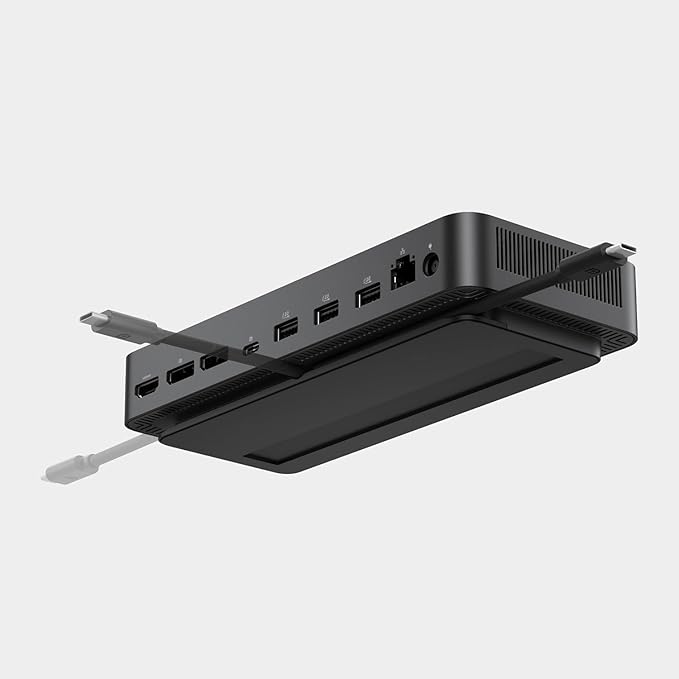 Dell Pro Dock WD25 Universal Docking Station Bundle — USB-C/USB-A Dual Display Dock with 100W Adapter + HDMI Cable + USB-C Cable + DisplayPort Cable + Cleaning Cloth