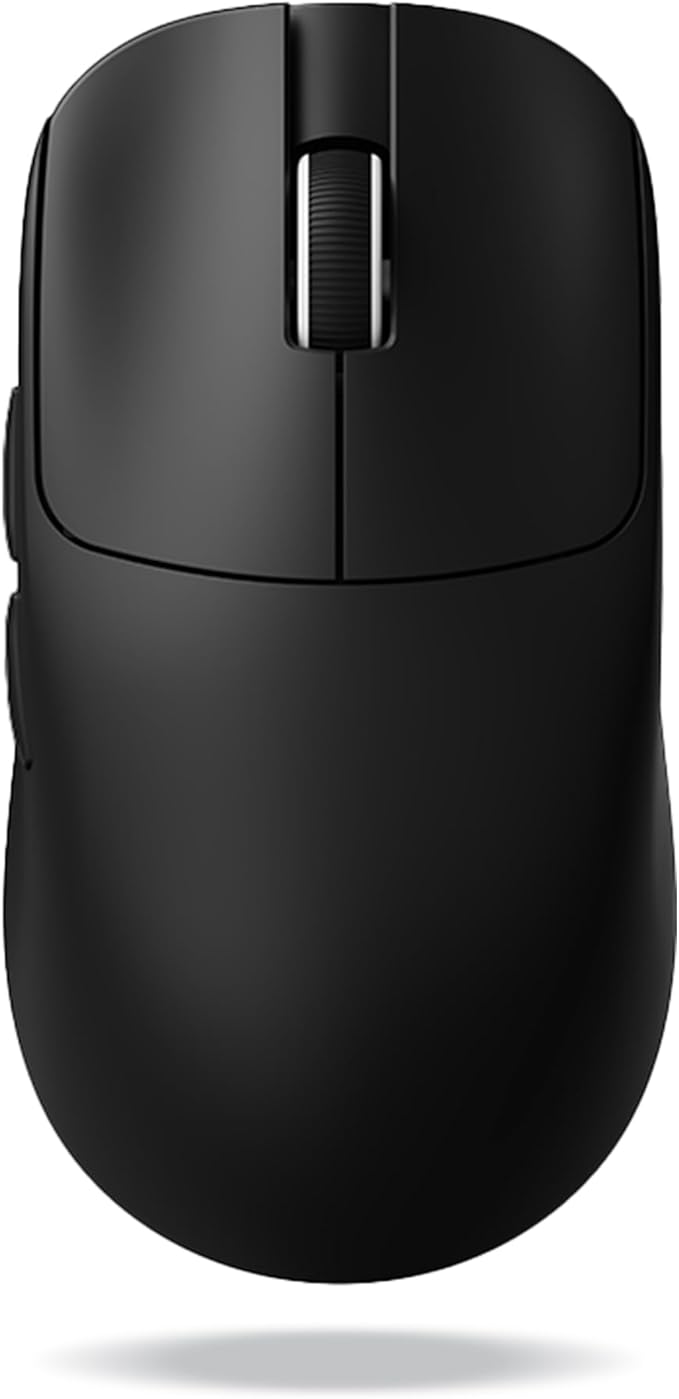 ATK VXE MAD R Gaming Mouse Ultra-Lightweight 36–42g PAW3395/3950 Sensor 42K DPI Dual-Mode 8K Polling Rate 2.4G Wireless &amp USB-C Wired Esports Mouse (MAD R+ Black)