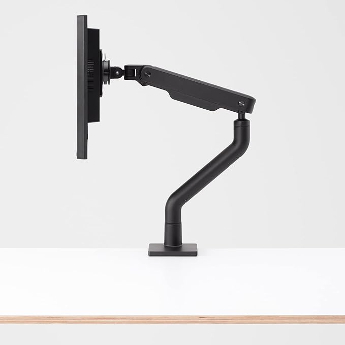 Fully Jax Monitor Arm - fits up to 35 Computer Display (Single Black)