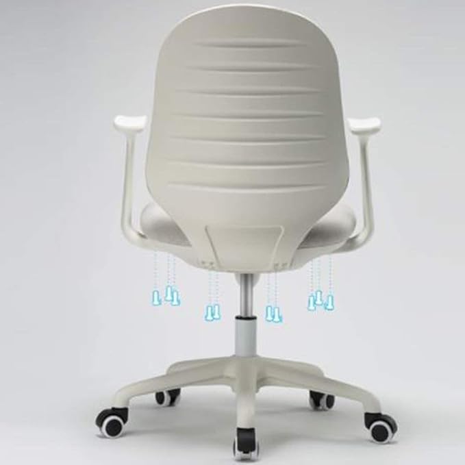 Office Chair Gaming Chair Computer Chair ChairsOffice-Chair Home Leisure Adjustable Swivel Gaming Desk-Chair Ergonomic Task Computer-Chair with Armrests(Color : Gray Size : 85 * 49 * 48cm)