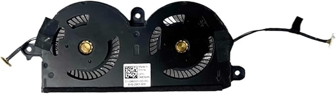 0980WH for XPS 13 9370 9380 P82G Laptop Cooling Fan DC05V 0.4A Cooler Fan CN-0980WH 980WH Heatsink Radiator(1Pcs 0980WH)