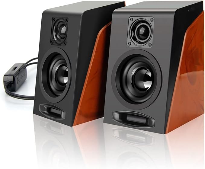 Computer Speakers 3.5mm Aux-in Connection USB-Powered Speakersfor Desktop PC Laptop Monitor
