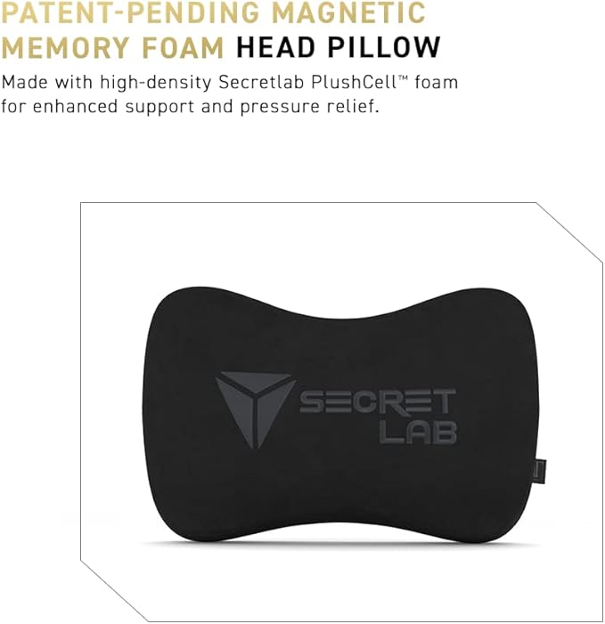 Secretlab Titan Evo Dark Knight Gaming Chair - Reclining Ergonomic Comfortable Computer Chair with 4D Armrests Headrest &amp Lumbar Support - Small - Black - Leatherette