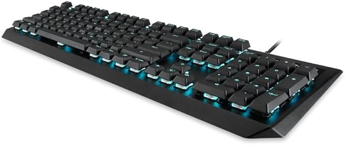 Mechanical Gaming Keyboard USB Wired Keyboard Anti-ghosting Gaming Keyboard Full Size PC Keyboard for Laptop Desktop Computer 104 Key Black
