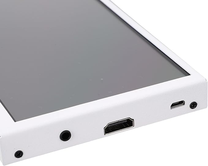 Zunate 7 Inch Portable Touchscreen Monitor 1024x600 HD External Display with HDMI &amp Built-in Speakers for PC Laptop and Phones
