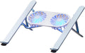 Adjustable Aluminum Laptop Stand with Cooling Fan for 13-21in Laptop Notebook Cooling Support Effective Heat Dissipation