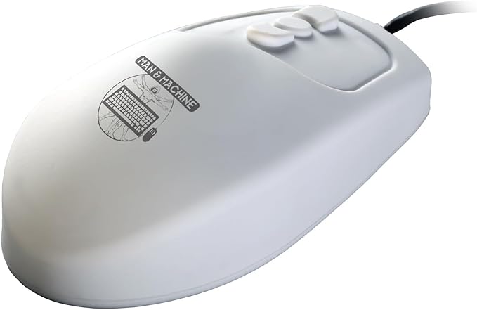Man &amp Machine Mighty Mouse Sealed Waterproof - White