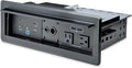 StarTech.com Conference Room Docking Station with Power/Charging Table Connectivity Box Universal USB-C Laptop Dock 60W PD 4K HDMI USB Hub Audio 2X AC Outlets 2xUSB Charge Ports TAA