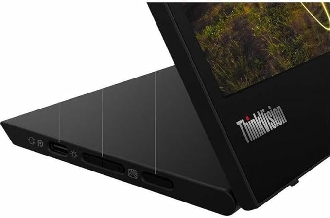 Lenovo ThinkVision M15 16 Class Full HD LED Monitor - 16:9 - Raven Black - 15.6 Viewable - in-Plane Switching (IPS) Technology - WLED Backlight - 1920 x 1080-16.7 Million Colors - 250 Nit - 6 ms -