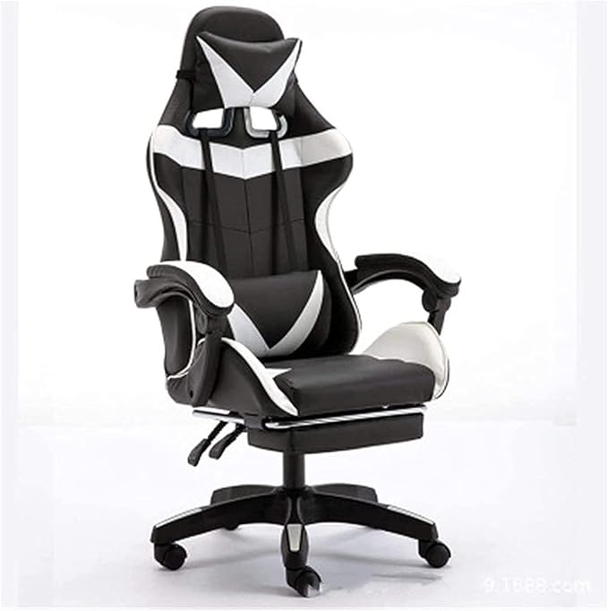 Office Boss Chair Computer Chair Home Gaming Chair Reclining Anchor Gaming Chair Office Chair Gaming Chair (Size:MediumColor:White)