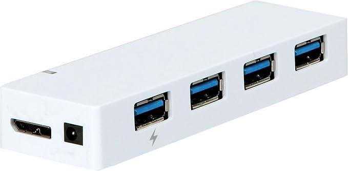 USB Hub Bus Powered USB 3.0 4 Ports White