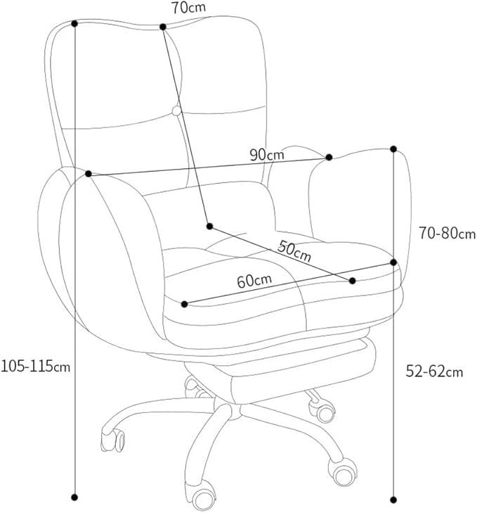 Ergonomic Gaming Chair with Footrest and PetFriendly Fabric Ideal for Home Office Girls Dormitory and Video Game Enthusiasts