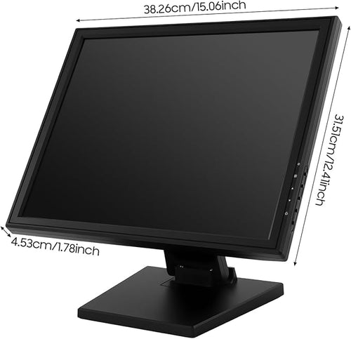 17 Inch Touchscreen Monitor 5W 1280 * 1024 LCD Computer Touch Screen PC Display 300 cd/㎡ Portable Touch Screen w/Smooth Touch Pen for Industrial Automation Equipment &amp Monitoring Centers