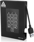 Apricorn Aegis Padlock Fortress - USB 3.0 A25-3PL256-1000F (R2) Portable HDD 1TB HD2125