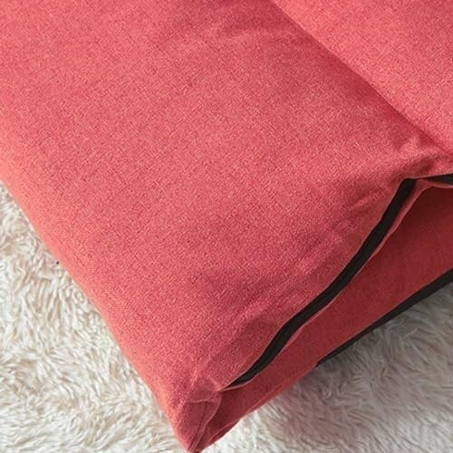 ELEFOCUS Floor Chair with Backrest Foldable Adjustable Gaming Video Game Chair 5-Position Lazy Sofa Meditation Chair(/Red)
