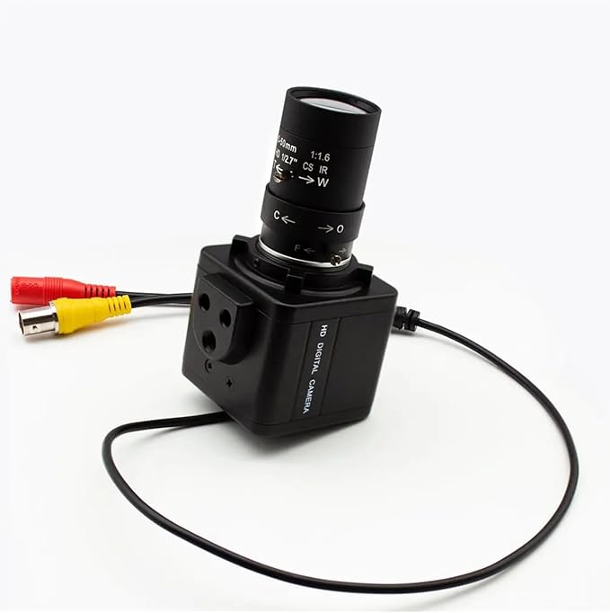 Mini Video 50mm Manual Varifocal Zoom CS Lens Industrial Box AHD Camera Analog Home Security Surveillance 5MP Camera